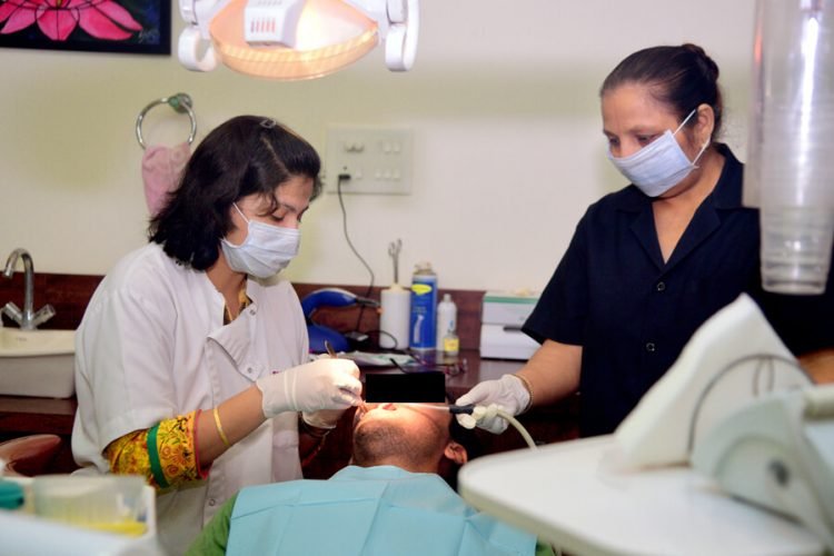 Cosmetic Dentistry Veneer Fitting
